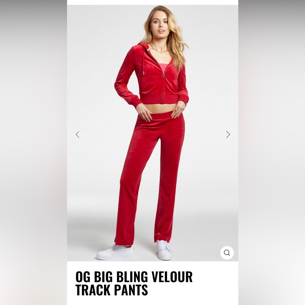 Juicy Couture OG Y2K Velour Track Pants